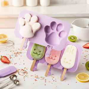 Moule à sucettes glacées en silicone multi-formes, non toxique, facile à nettoyer, durable, qualité alimentaire, sans BPA, <span class=keywords><strong>pour</strong></span> la maison et la cuisine - Product Image 5