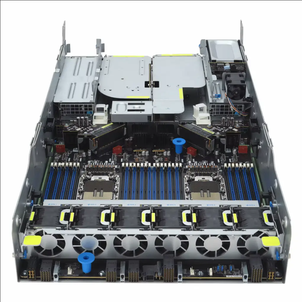 Good Price ESC N8-E11 7U HGX H100 eight-GPU dual Server 4th Gen Xeon Scalable Processors designed