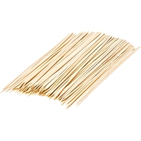 Brochettes de barbecue rondes en bambou, bâtonnets de bambou jetables pour barbecue, brochettes jetables en bambou rond