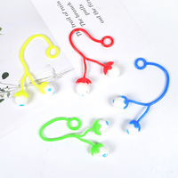 Jouet flexible en plastique avec ficelle pour tirer sur les yeux, gadget amusant pour farces, blagues, idéal pour les fêtes d'enfants, petit cadeau fantaisie