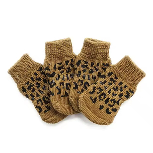 Chaussettes pour pattes de chien en latex respirant série PS, antidérapantes, protection antidérapante pour la marche en extérieur, vêtements pour animaux de compagnie - Product Image 3