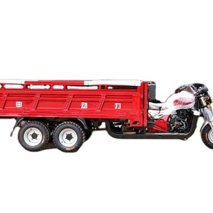 Triciclo de Carga de 300cc 350cc en Oferta, Motocicleta Triciclo de Carga con 9 Ruedas para Transporte de Mercancías - Product Image 4