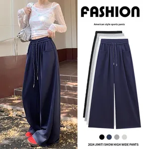 <span class=keywords><strong>Pantalon</strong></span> décontracté pour <span class=keywords><strong>femme</strong></span>, coupe bootcut, taille haute, style vintage européen, en <span class=keywords><strong>velours</strong></span> de coton et polyester, pour la vente en gros transfrontalière - Product Image 3