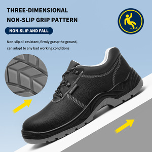 Zapatos de Seguridad JIANKUN con Puntera y Suela de Acero SBP, Anti-aplastamiento y Anti-pinchazos, Estándar Europeo, Precio de Fábrica para Hombre, Zapatos de Seguridad de 5 Dólares - Product Image 6