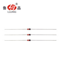 Diode à barrière Schottky BAT85 30V, redresseur ultra-rapide pour petits signaux 50MHz, boîtier en verre DO-35