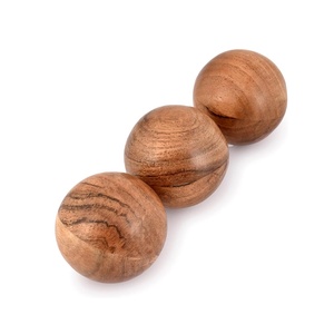 Sfere Decorative <span class=keywords><strong>in</strong></span> <span class=keywords><strong>Legno</strong></span> di Acacia, Palline Rotonde <span class=keywords><strong>in</strong></span> <span class=keywords><strong>Legno</strong></span> Naturale Non Trattato per Fai da Te, Arti e Mestieri - Product Image 4