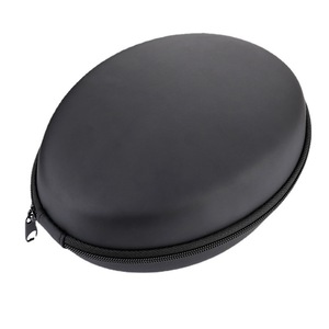 แบบพกพา กันกระแทก EVA กระเป๋าใส่หูฟังสีดำ 19x15x8 ซม.สำหรับกระเป๋าเก็บหูฟัง 3C บรรจุภัณฑ์ผลิตภัณฑ์อิเล็กทรอนิกส์ - Product Image 4