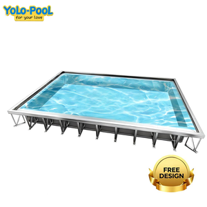 <span class=keywords><strong>Piscina</strong></span> Prefabricada de Acero Sobre el Suelo, <span class=keywords><strong>Piscina</strong></span> Comercial al Aire Libre para Adultos con Marco de Acero Inoxidable para <span class=keywords><strong>Gimnasio</strong></span> o Club - Product Image 6