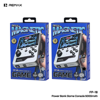 REMAX FP-18 Batterie Externe Magnétique et Console de Jeu Portable 2-en-1 avec Charge Rapide PD 20W – Chargeur Portable Sans Fil en Gros