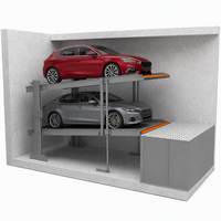 Système de levage de voiture à deux poteaux pour un seul espace de stationnement, équipement mécanique pour les plazas commerciales haut de gamme