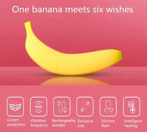 Jouets sexuels végétaux USB gros fruits <span class=keywords><strong>banane</strong></span> réaliste gode vibrateur pour femmes g-spot stimulation pénis femme masturbateur - Product Image 6