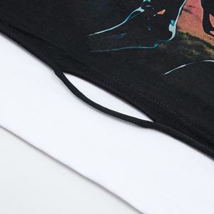 Kaos Pria Custom 2026 Berkualitas Tinggi, Sablon Digital Streetwear, Model Rough, Berlian Imitasi, Lengan Pendek, untuk Pria - Product Image 2