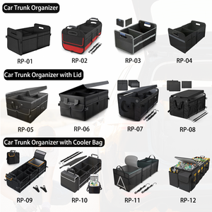 Organizador de Maletero de Coche de Cuero PU, Organizador de Maletero Premium Impermeable, Plegable y Resistente con Tapa - Product Image 5