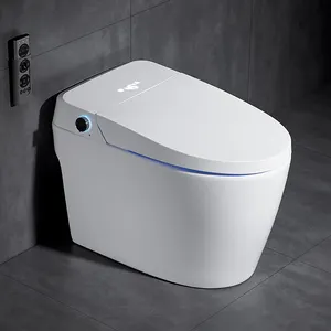 Moda otomatik sensör akıllı tuvalet Wc sıhhi mallar klozet seramik Inodoro seramik akıllı tuvalet