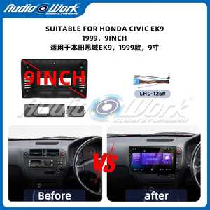<span class=keywords><strong>ราคา</strong></span>ขายส่งสุดคุ้มสำหรับกรอบวิทยุติดรถยนต์ขนาด 9 นิ้ว สำหรับ <span class=keywords><strong>Honda</strong></span> Civic EK9 ปี 1999 กรอบวิทยุติดรถยนต์ กรอบวิทยุแอนดรอยด์สำหรับรถยนต์ - Product Image 2