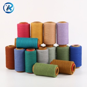 Filato Colorato ad Alta Tenacità e Prestazioni Elevate in Poliestere e Cotone Verde Oliva per la Produzione di Calze e Guanti - Product Image 6