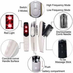 Professional Beard Styling Hair Straightener Combs Factory Supply Electric Hot Hair <b>Massage</b> Comb Private Label - Product Image 5
