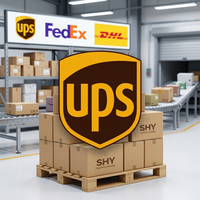 Service de transport de fret de la Chine vers les États-Unis DHL UPS Fedex Certification Alibaba International 1688