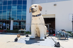 Animal inflable pastor alemán Lobo creativo Lobo globo decoración del hogar jardín modelo Animal - Product Image 4