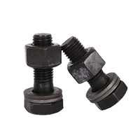 Visserie métrique standard ASTM A490M DIN933, grade 10.9, 12.9, boulons à tête hexagonale en acier allié, boulons simples M20 x 15 x 80, haute résistance à la traction