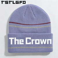 Gorros de Punto Personalizados con Logotipo, Gorro de Invierno a Rayas de Dos Tonos, Tejido Suave, con Borde Reforzado, Venta al Por Mayor, Fabricante