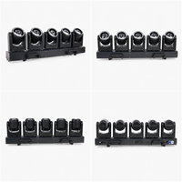Barre lumineuse LED longue 5x80W RGBW 4-en-1 avec rotation infinie, contrôle DMX512 RDM, éclairage de scène pour événements DJ