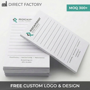 Custom A5/A6 Tear Off Promotional Hotel Notepad with LOGO Wholesale Corporate Branded Note Pad Business Event Giveaway Print