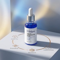 Sérum anti-âge Wishgan GHK Cu Copper Peptide, booster de collagène, réparateur, raffermissant, liquide 30ml