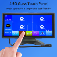 Pantalla IPS HD de 10.36 Pulgadas, DVR con Detección y Advertencia de Punto Ciego de 4 Canales, Grabación en Bucle y Reproductor Multimedia MP5 Todo en Uno