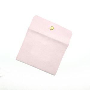 Biểu Tượng Tùy Chỉnh Sợi Nhỏ Phong Bì Đồ Trang Sức Pouch Vòng Cổ Bông Tai Vòng Đeo Tay Flap Bao Bì Pouch Với Nút - Product Image 6