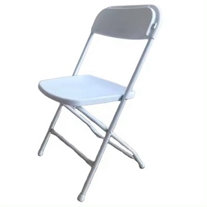 Venta al por mayor de sillas plegables de plástico y metal para eventos y Bodas: silla plegable portátil para jardín al aire libre - Product Image 4