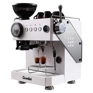 Gemilai CRM3812C Wholesale 15 bar coffee shops 3 in 1 commercial bean to cup automatic espresso coffee machine with grinder