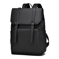 Sac à dos pour ordinateur portable personnalisé, imperméable, en PU, avec fermeture éclair, léger, sangle détachable, sac de voyage décontracté, en polyester, unisexe, pour le travail quotidien