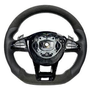 Volante de Cuero y Fibra para <span class=keywords><strong>Mercedes</strong></span> <span class=keywords><strong>Benz</strong></span> W204 W205 W167 W213 W222 W207 W212, Venta Directa de Fábrica - Product Image 1