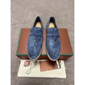 Top Luxury Designer Sneakers Casual Shoes Suede Loafers Anti slip Classic Flat Bottom Office Leather Insoles Suitable for Autumn - Product Image 1