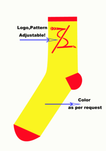 Chaussettes en coton de bambou unisexes pour femmes et hommes, avec logo personnalisé, motifs de dessins animés, couleurs amusantes et originales, vente en gros OEM - Product Image 4