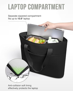 Cooler Bags Insulated for Women Insulated Tote with Laptop Compartment for Work Nurse Outdoor Waterproof Foldable Cooler Tote - Product Image 3