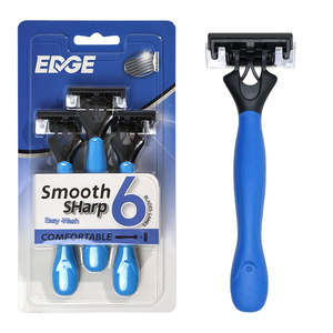 Rasoio da uomo <span class=keywords><strong>a</strong></span> 6 <span class=keywords><strong>lame</strong></span>, rasoio professionale da uomo <span class=keywords><strong>a</strong></span> <span class=keywords><strong>5</strong></span> <span class=keywords><strong>lame</strong></span>, produttore, etichetta privata, confezione personalizzata, OEM - Product Image 4