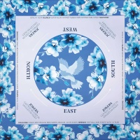 Tapis de mahjong américain bleu foncé en caoutchouc naturel, réduction du bruit, résistant à l'eau, pliable, durable, portable, pour 4 joueurs