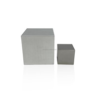 Contrepoids en carbure de tungstène CD, cube, 1-7 pouces, haute résistance à l'usure, haute densité 18g/cc, HRA87.5-93, rectification de précision, sur mesure