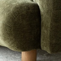 Canapé design moderne canapés en tissu canapé de salon de luxe confortable mobilier d'intérieur pour la maison canapés en velours vert pour la maison de luxe