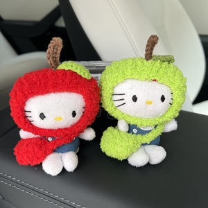 Porte-clés en peluche Hello Kitty Apple pour filles, 1053 cm, en matière peluche - Product Image 1