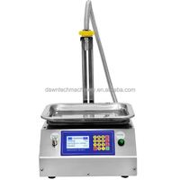 Machine de remplissage liquide par pesage pour bouteilles en verre, eau pure, huile alimentaire, boissons, détergents, shampoing - Haute précision