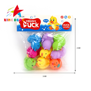 2024 gran venta de juguetes de silicona con logotipo personalizado, juego de juguetes de baño de animales para bebés, juguetes de baño de vinilo de PVC de goma flotante para niños pequeños - Product Image 5