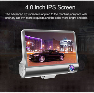 Yikoo กล้องติดรถยนต์ขนาด4.0นิ้ว OEM,กล้องติดรถยนต์ความละเอียด Full HD สามารถมองเห็นทัศนวิสัยในเวลากลางคืนได้มีระบบ GPS มีสามโมดูลกล้องติดรถยนต์ระบบ <span class=keywords><strong>Dvr</strong></span> - Product Image 4