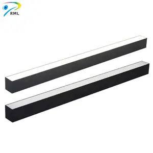 Lampu Teluk tinggi led industri Aluminium untuk gudang luminer cahaya meliputi tabung pencahayaan linear led