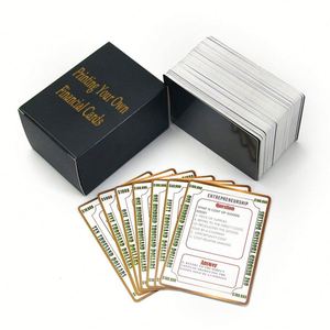 Custom Gift Games Packaging Design Candlestick Reference Stock Market Trading Flash <b>Cards</b> - Product Image 2