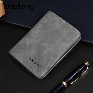 Baellerry Men's Slim <b>Wallet</b> Brown Pu Leather Driver License Card <b>Holder</b> Everyday Use - Product Image 3