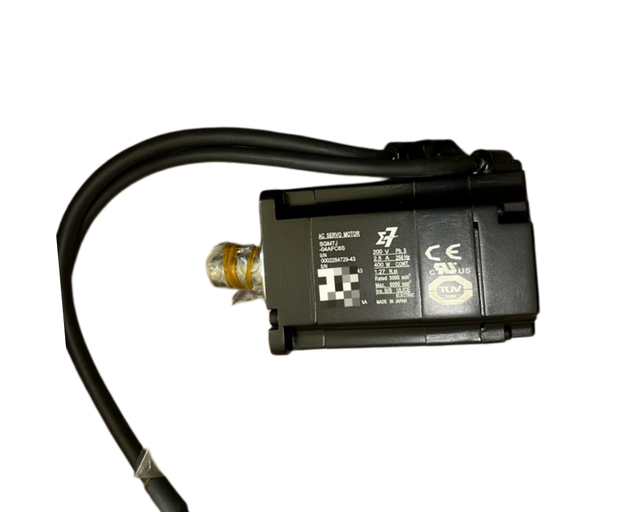SGM7J-04AFC6S Sigma-7 AC Servo Motor 400W Medium Inertia Rotary Motor with 24 Bit Encoder for Precision Motion Applications
