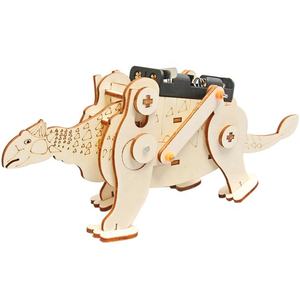 Nouveaux Étudiants : Petit Inventaire Créatif - Modèle de Dinosaure Ankylosaurus à Assembler Soi-même en Bois, <span class=keywords><strong>Puzzle</strong></span> pour Enfants de 5 à 13 Ans, Unisexe - Product Image 3